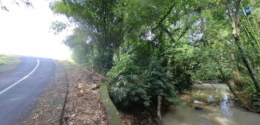 Dijual tanah kebun los sungai dan view sawah