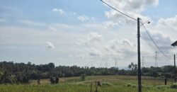 Dijual tanah 695m² view laut dan sawah dekat pantai