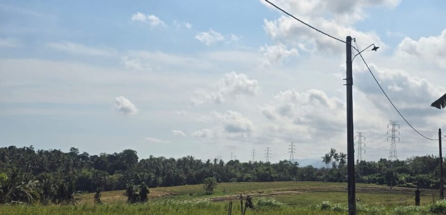 Dijual tanah 695m² view laut dan sawah dekat pantai