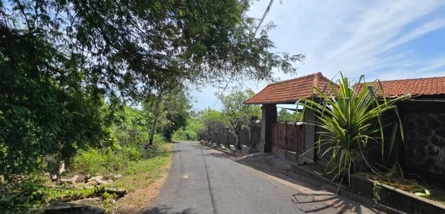 Tanah View Laut di Bali Utara dengan Kontur Datar Melandai