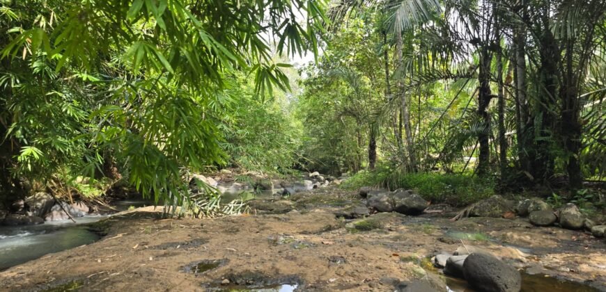 Tanah los sungai luasan kecil zona kuning pemukiman penduduk