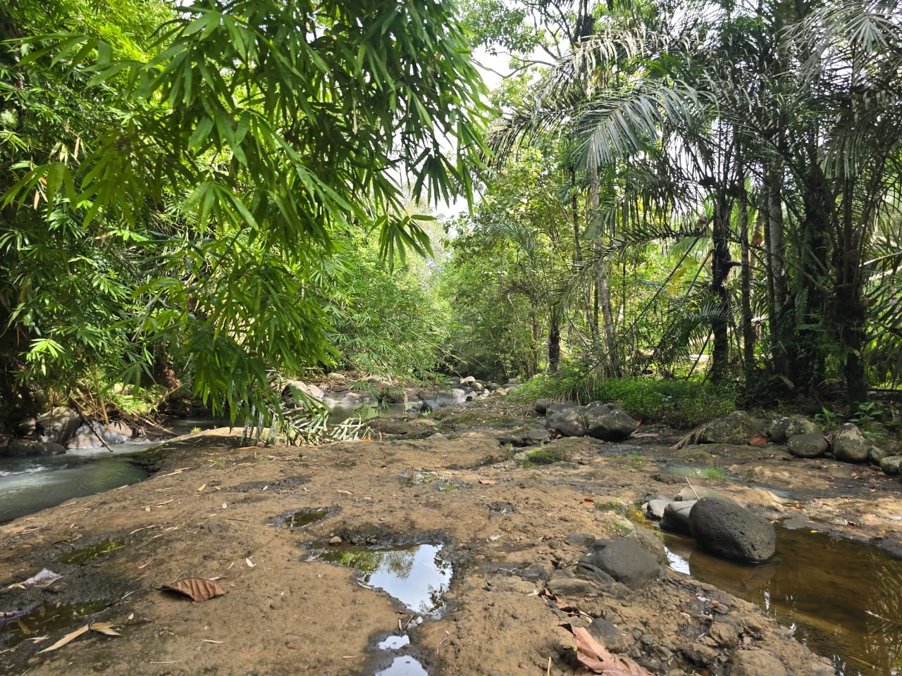 Tanah los sungai luasan kecil zona kuning pemukiman penduduk