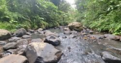 Tanah kebun los sungai kontur datar melandai