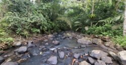 Tanah kebun los sungai kontur datar melandai