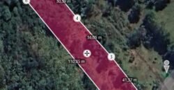 Tanah kebun los sungai dekat dengan pantai